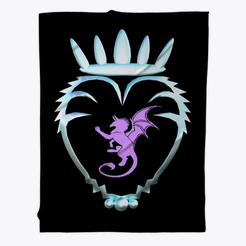 Onyx Knight Seal Fleece Blanket